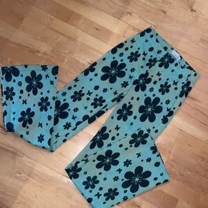 Urban Outfitters Flare Bootcut Pants Small Elastic Waist Green St Patrick’s day